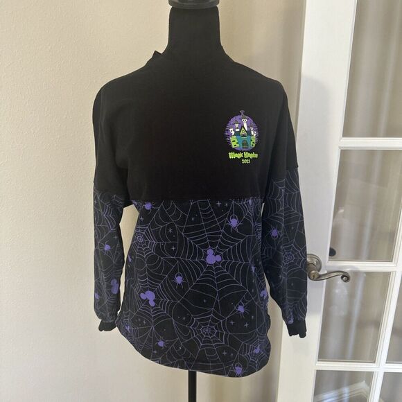 Sweatshirt Disney Parks Mickey’s Halloween Party Spirit Jersey XS - Picture 2 of 6